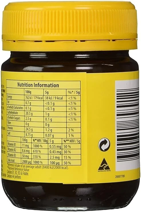 Nuevo paquete Vegemite 220g x 12 hecho en Australia Foto 4 de 4