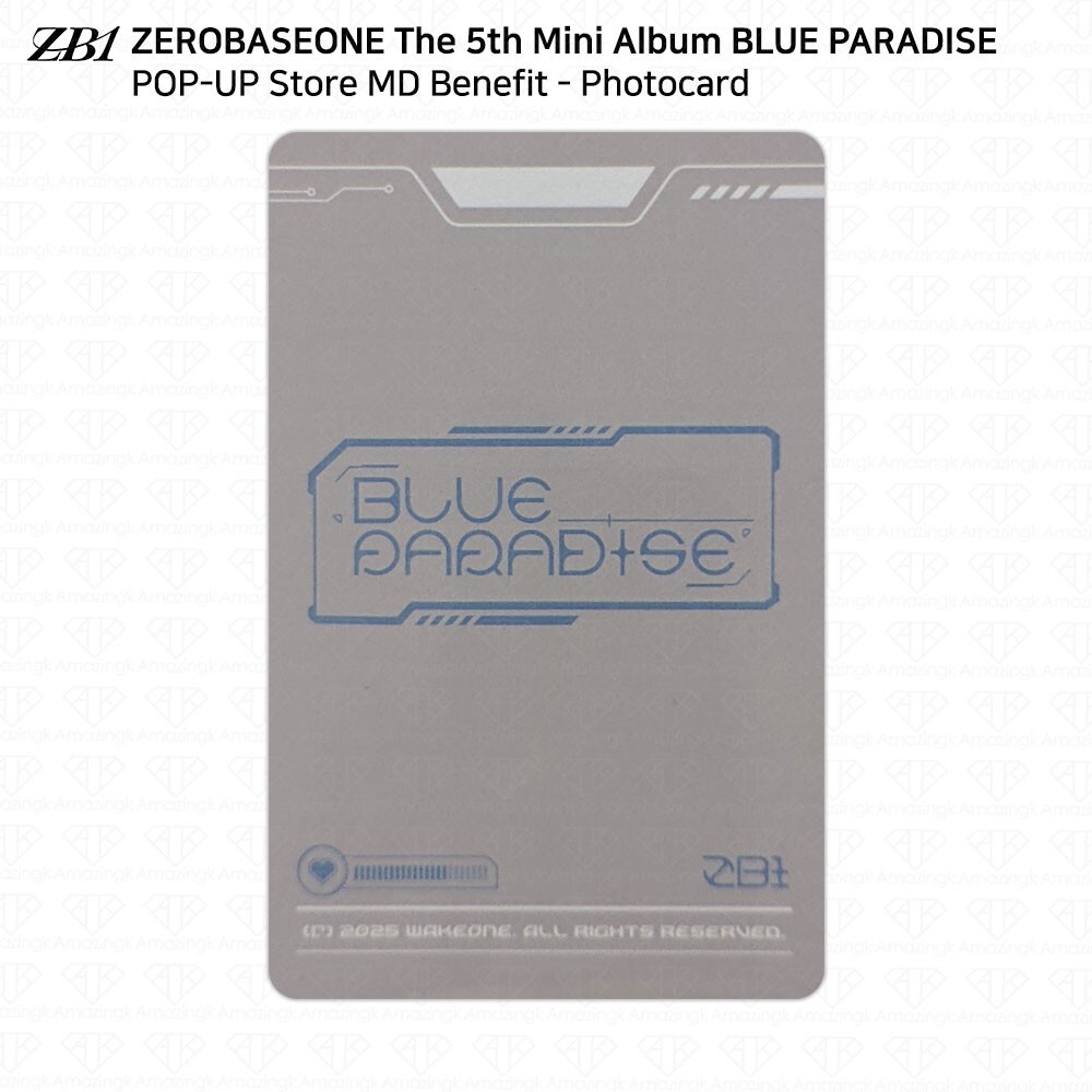 ZEROBASEONE ZB1 5th Mini Album Blue Paradise POP-UP Store