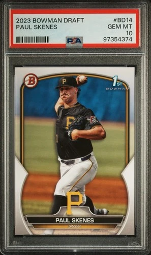 2023 Bowman Draft Paul Skenes PSA 10