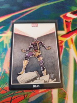 Panini Marvel Anthology  Cyclops G10 Glow in the Dark Card