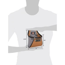 Rigid Nail Screw Tool Belt Pouch with Tape Measure Clip Dickies 57101