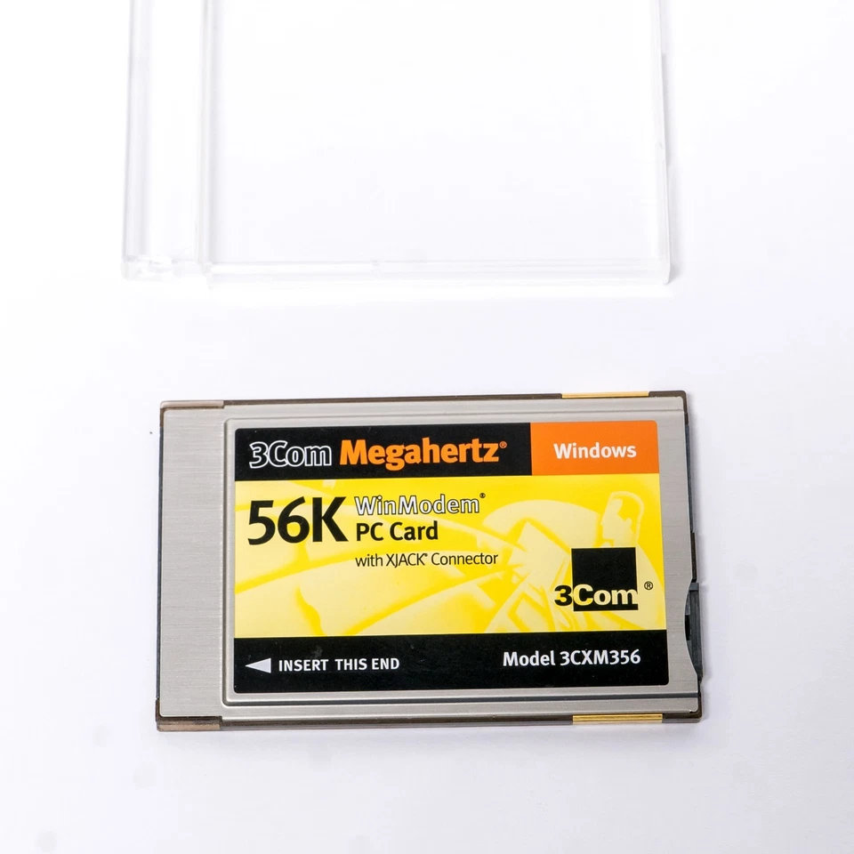 3Com Megahertz 56K WinModem PCMCIA PC Card with XJACK Connector - Image 4 of 4