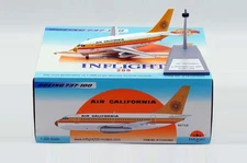 IF731OC0925 Inflight 737-100 1/200 Model N471GB Air California w/Stand