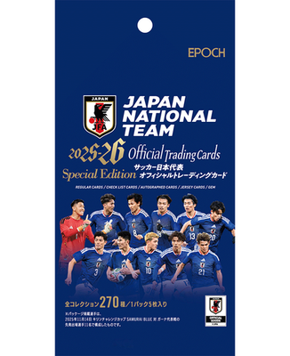 EPOCH 2025-26 Japan National Soccer Team Official Trading Cards
