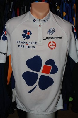 Vintage France Français Des Jeux Uci pro Tour Moa Radsport Trikot Kit Top
