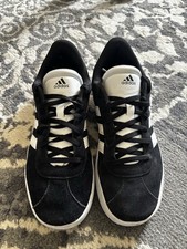 Size 6 - Adidas VL Court 3.0 Black White W