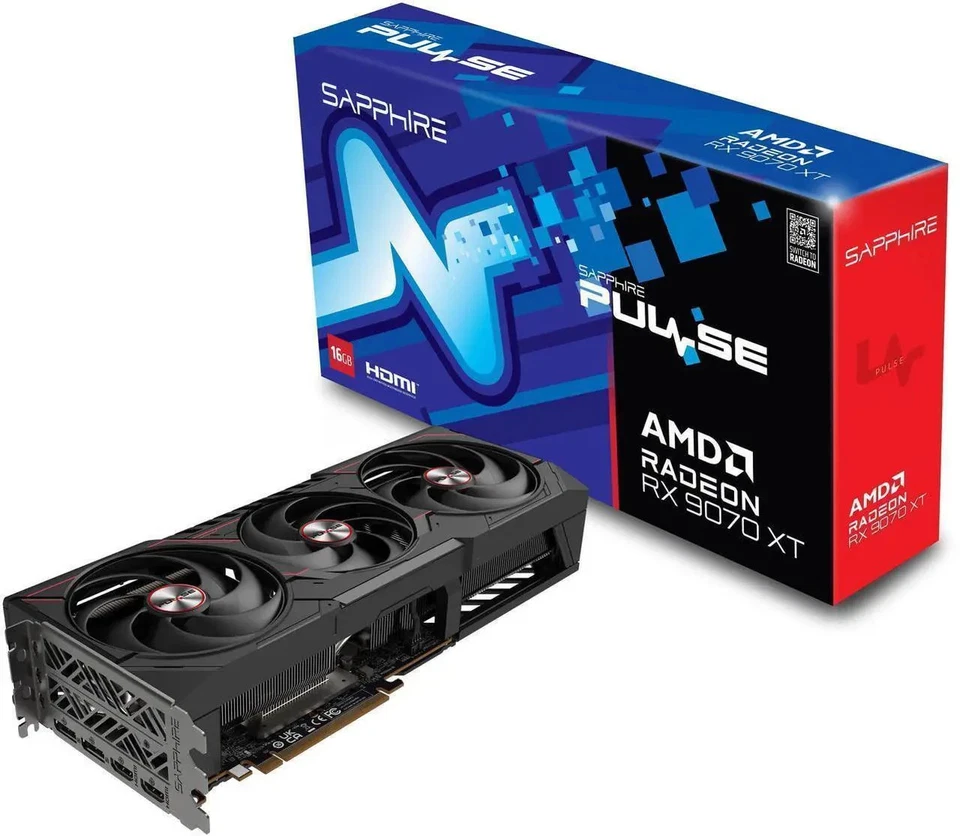 NEW Sapphire Pulse AMD Radeon RX 9070 XT Gaming 16GB Graphics Card SEALED - Image 2 of 4