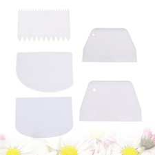 5 PEZZI Ferro da Stiro per Torte Smoother Pettine Set Decorazione Lato Torta