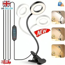 LED USB Clamp Clip On Flexible Desk Light Bed Reading Table Study Lamp