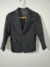 Calvin Klein Boys' Blazer Jacket Sz 7 Regular Black Inner Pockets