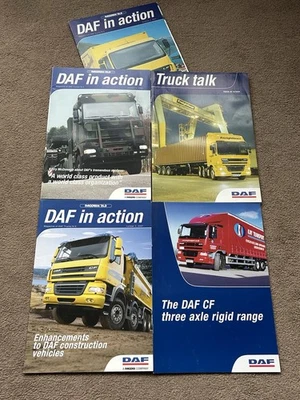 5 Copies Of DAF In Action In House Magazine Paccarworld Trucks 2004 To 2007 Mags - Image 1 of 4
