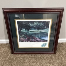 Framed ‘The Twelfth at Muirfield’ Golf Course Hole Signed Numbered By Larry Dyke
