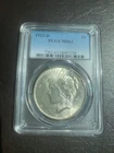 1923-D PCGS MS63 Peace Dollar Really Nice Example