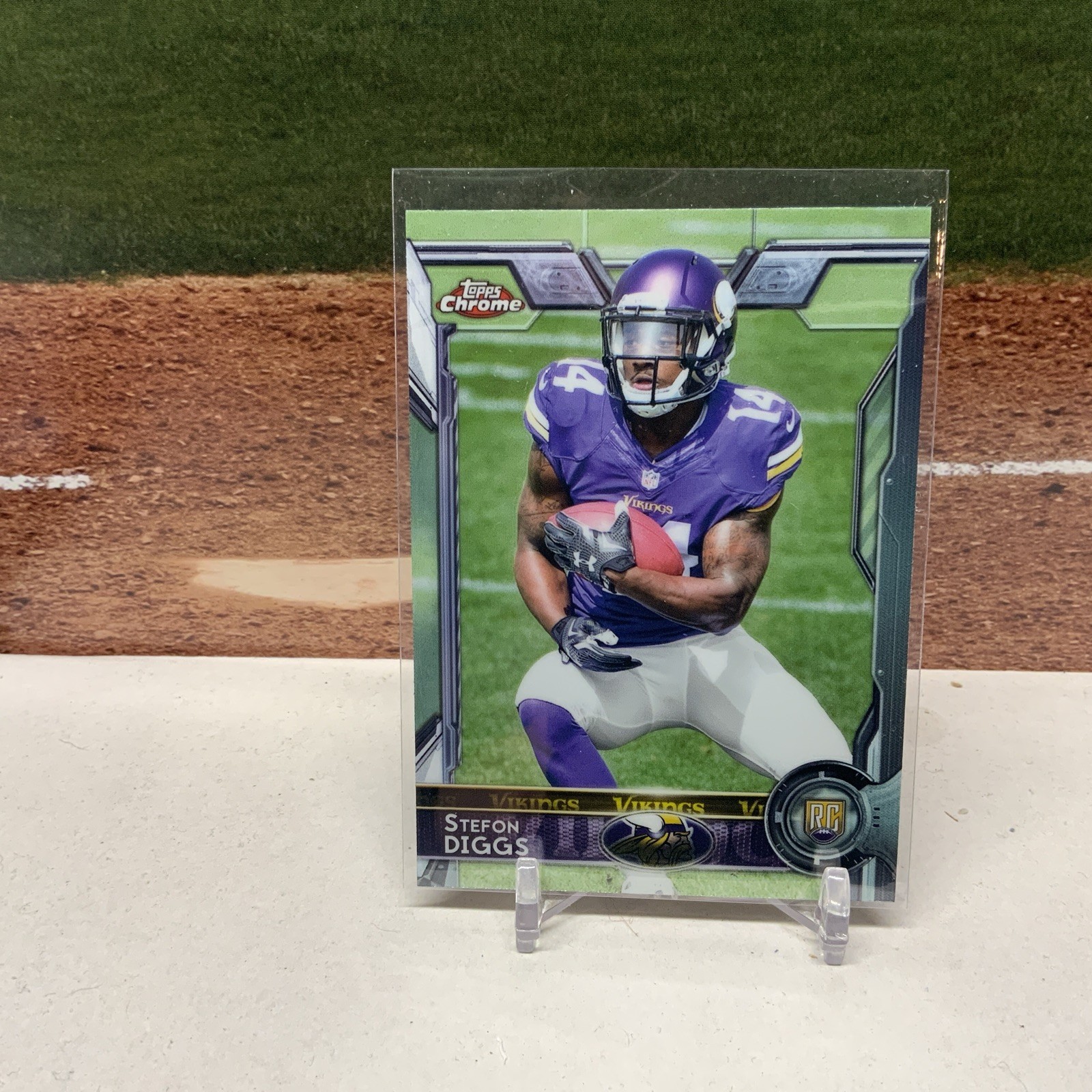 2015 Stefon Diggs Topps Chrome Rookie Card RC #148 Vikings Bills