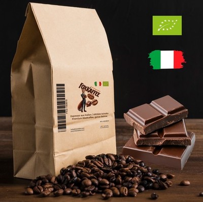 Aroma Schokolade Bio Italienischer Espresso Kaffeebohnen 500 g