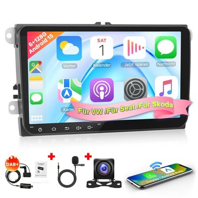 Für VW PASSAT B6 B7 CC MAGOTAN DAB+ 6+128G 8core Carplay Autoradio Bluetooth FM