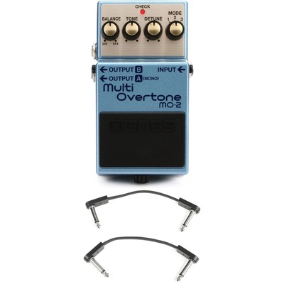 Boss MO-2 Multi Overtone Pedal with EBS Patch Cables