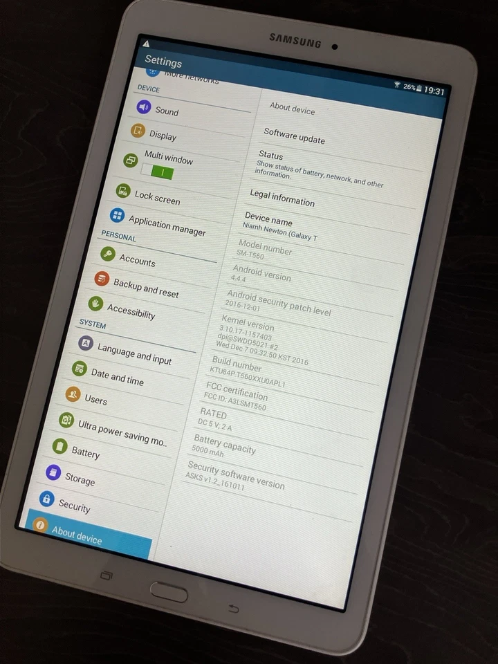 Samsung Galaxy Tab E · 8GB · Wi-Fi, photo 4 of 4