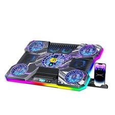 RGB Laptop Cooling Pad, Laptop Fan Cooling Pad 9 Fans