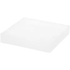 Plymor Frosted Acrylic Square Display Block, 1" H x 5" W x 5" D