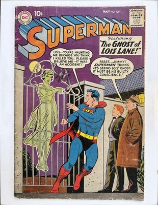 Superman #129 * FN-VF 7.0 * Free ship on 2 items