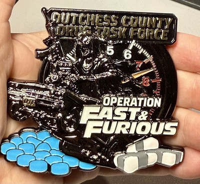  Delta Design Dutchess County Drug Task Force NYPD New York Poli Challenge Coin