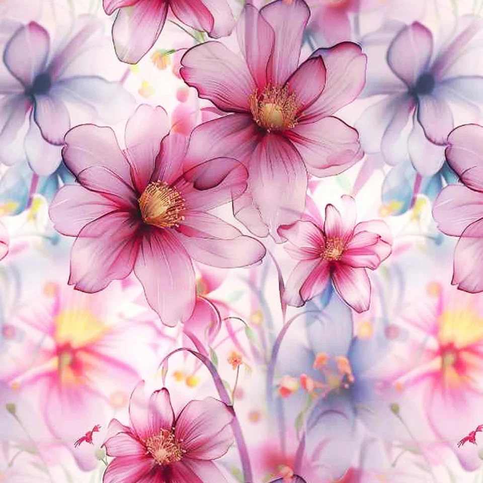 55'' Wide 3D Digital Print Viscose Rayon Fabric Material For Dress Robe Shirt - Image 3 of 4