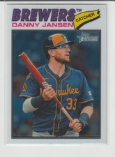 2026 Topps Heritage Danny Jansen Chrome Parallel Card #347