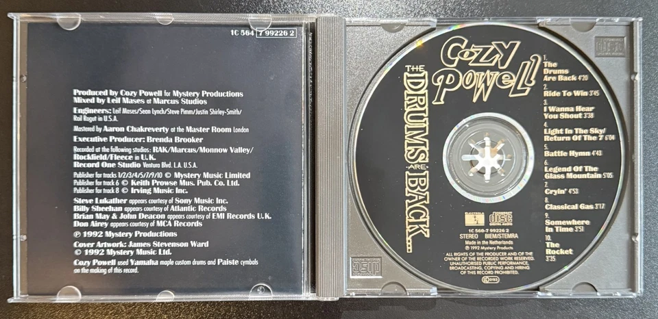 The Drums are back - Cozy Powell - CD - Gebraucht - guter Zustand - Bild 3 von 3