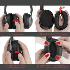 Perfectly Fit Ear Pads for WH-1000XM3 Headphone EarCups Headband Protector