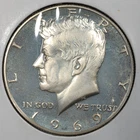 1969-S Kennedy Silver Half Dollar Frosted Proof