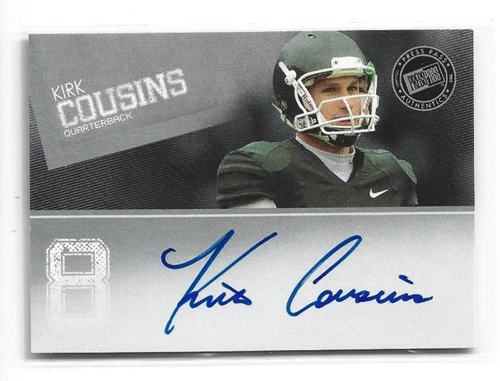 2012 Press Pass Signings Kirk Cousins PPS-KC FALCONS
