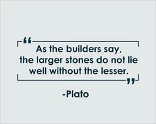 Plato As The Builders Poster Print Picture or Framed Wall Art