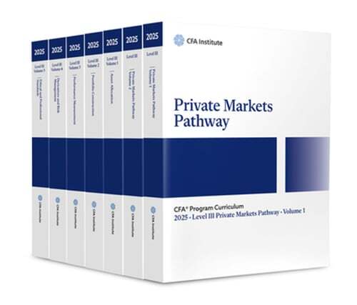 2025 Cfa Program Curriculum Level III Private Markets Pathway Box Set: New-image