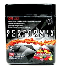 Performix ION v2X, Pre- Workout, Rainbow Candy, 20 Servings ***FREE SHIPPING!!!