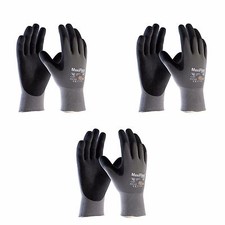 MaxiFlex  Ultimate 34-874, 3 Pair Pack Nitrile Grip Gloves Sizes XS-XXXL