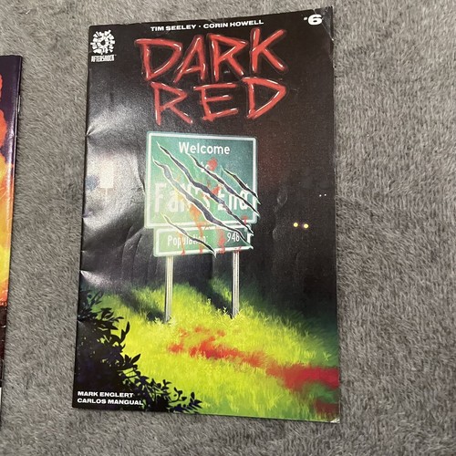 Set of 2 Dark Red Comic Books Flyover States & Territorial Pissing - Picture 4 of 8