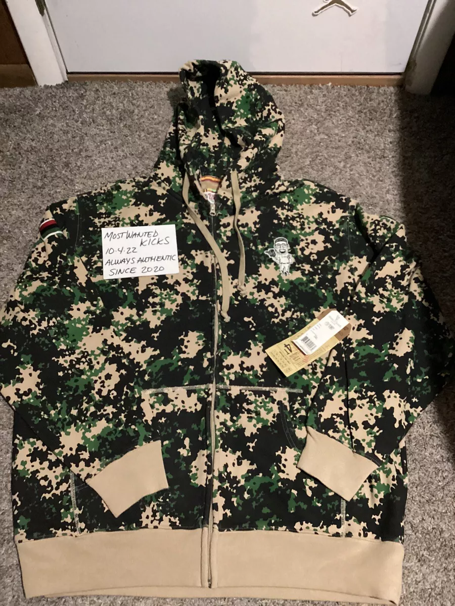 Marc Ecko 40 Acres & A Mule Spike Lee Camo Hoodie Men’s Sz 3XL FREE SHIPPING!!