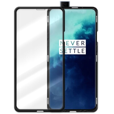 High Quality Magnetic Adsorption Tempered Glass Case Cover for OnePlus 7T Pro US