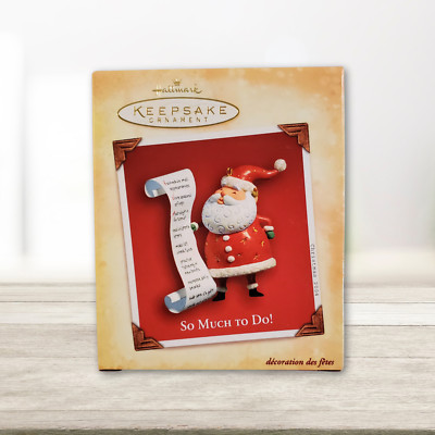2004 Hallmark Keepsake Ornaments ''So Much to Do''