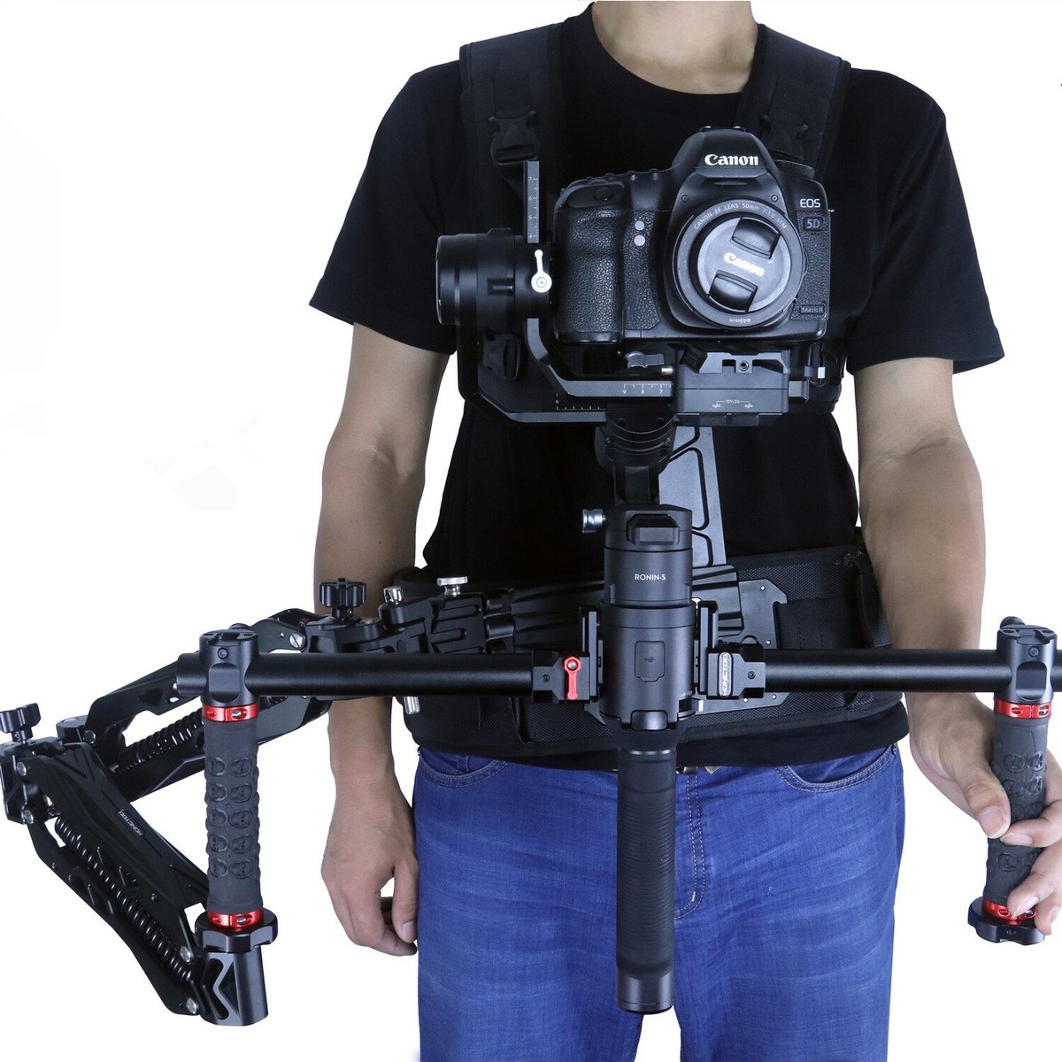 HONGTOO Gimbal Steadicam Stabilizer Arm Vest Bracket 14kg fr DJI RS2 RS3  RS3 Pro