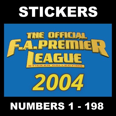 Merlin 2004 Premier League Fußball Sticker # 1 - 198