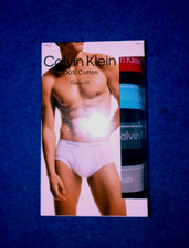 Mens 4 CALVIN KLEIN Cotton BRIEFS Blue Red Gray Black White  XL or XXL  NWT