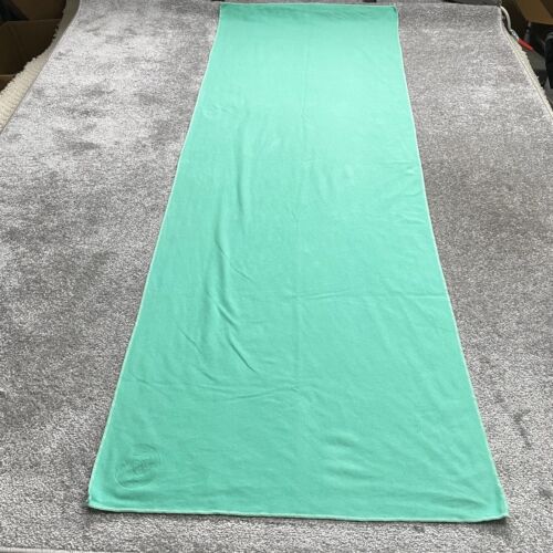 Manduka eQua Yoga Towel Mat Solid Teal Blue Grip Absorbant Qucik Dry Microfiber - Picture 1 of 8