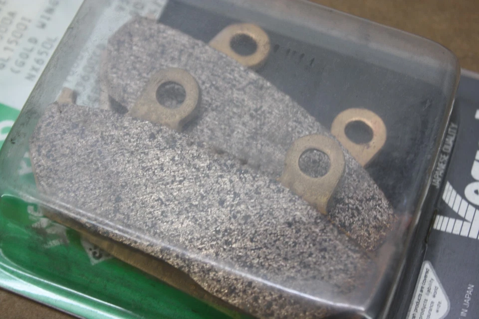 88-94 PASTILLAS FRENO DELANTERAS HONDA SHADOW 600 VT600 C CD METAL SINTERIZADO VESRAH JAPÓN Foto 3 de 4