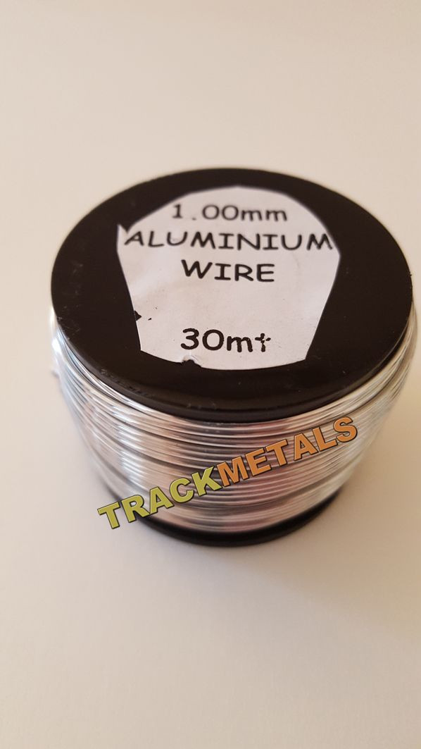 Aluminium Wire  ,1.0  mm dia x 30 metre Coil