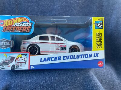 Hot Wheels Pullback Speeders Lancer Evolution IX (2024) 1:43 Scale