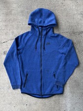 Nike tech fleece hoodie Full Zip Speckled Blue Mens Size Small