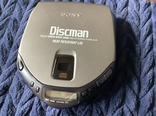 Vintage Sony Discman Portable CD Player D-171 Digital Mega Bass Parts Only