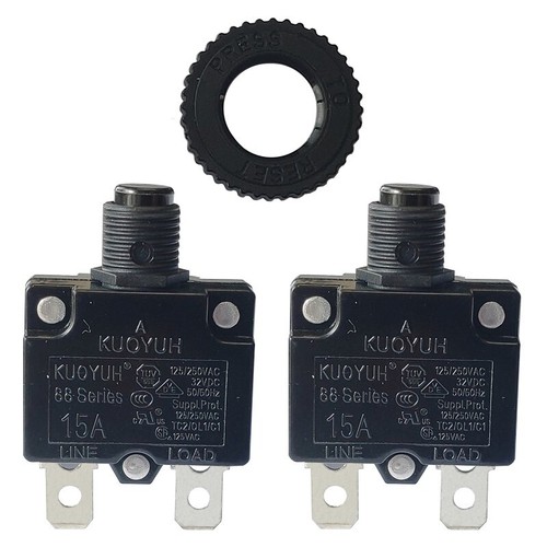 Kuoyuh 3A - 30A 88 Serie Thermoschutzschalter 32VDC 125-250VAC (2er-Pack) - Bild 13 von 28